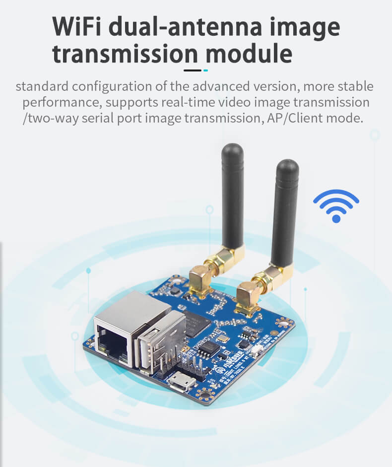 WiFi dual-attenna good for video transmission