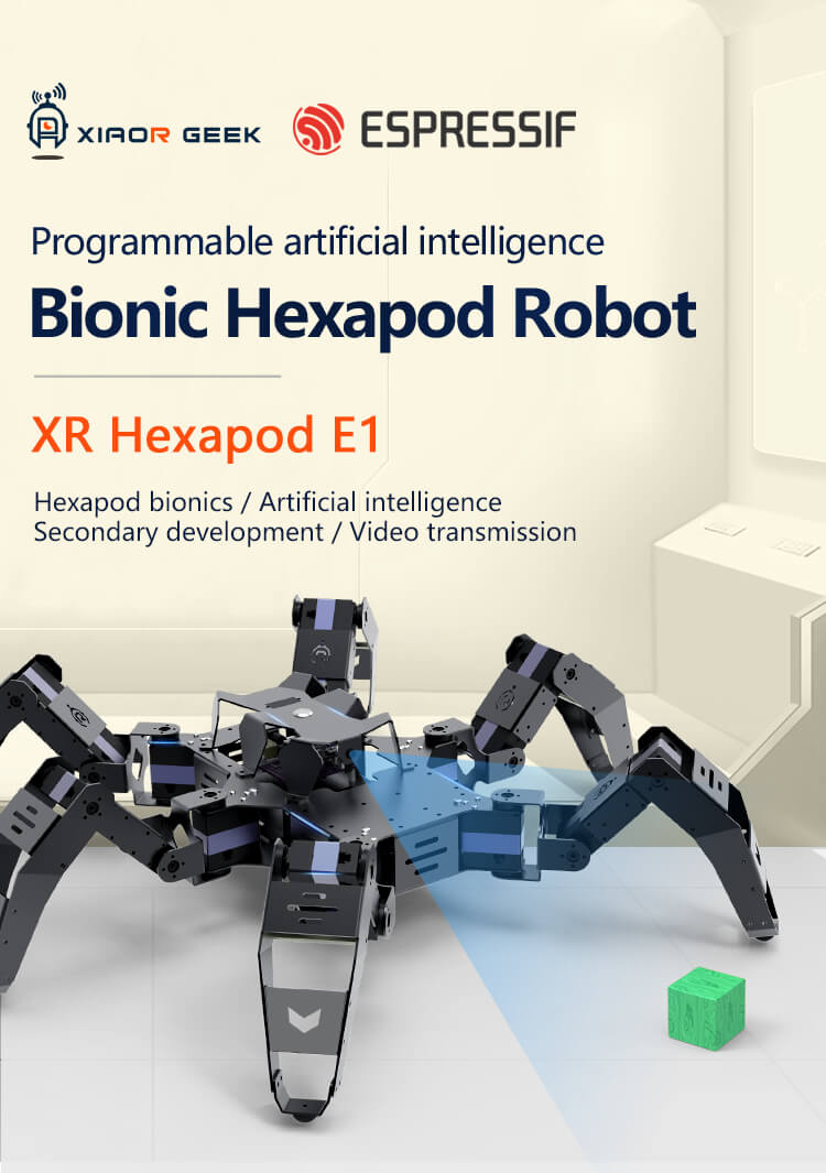 ESP32 bionic hexapod smart robot