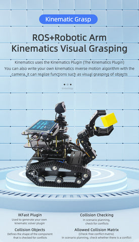 ROS+Robotic arm kinematics visual grasping