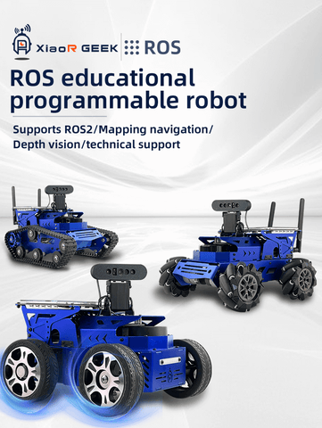 XIAOR GEEK ROS2 Hunter Educational programmable smart robot car kits with Jetson Nano