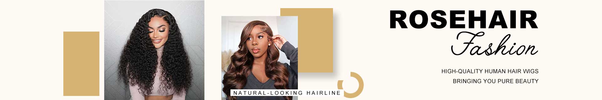 rosehair human hair wig