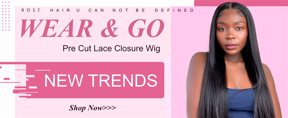 Rose Hair HD Lace Front Wig Wear & Go Glueless Lace Wig Brazilian Straight Lace Wigs For Women No Glue Lace Pre Cut Wig Human Hair Wigs