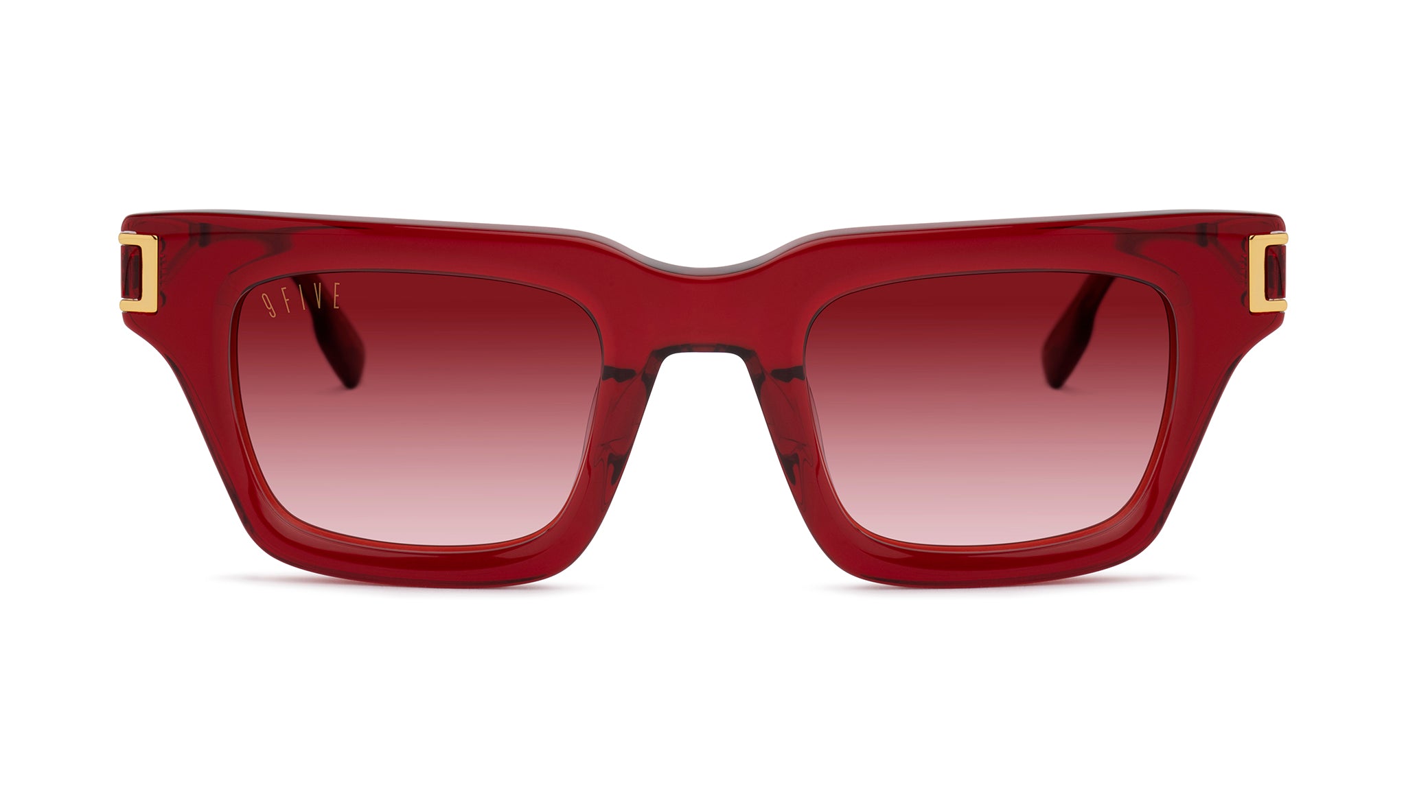 9FIVE Avenue Ruby & 24K Gold Sunglasses Rx