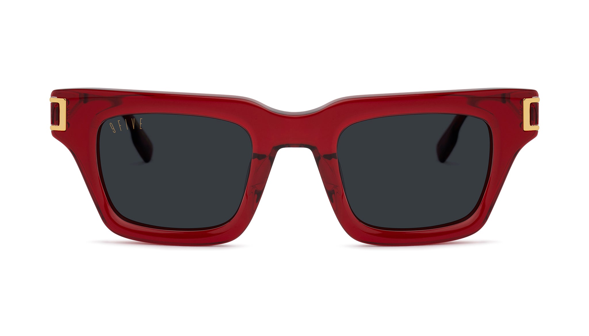 9FIVE Avenue Ruby & 24K Gold Sunglasses Rx