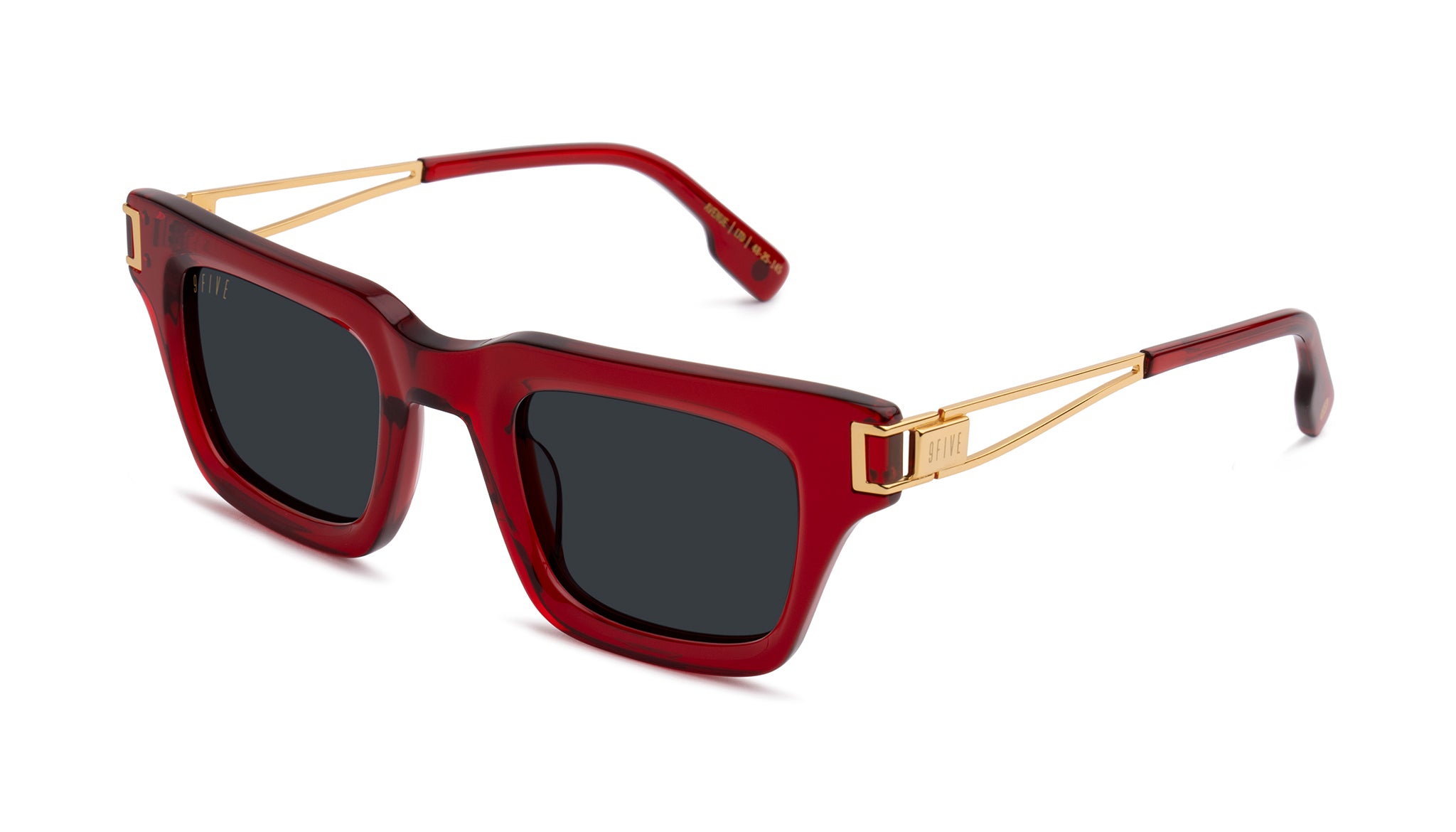 9FIVE Avenue Ruby & 24K Gold Sunglasses Rx
