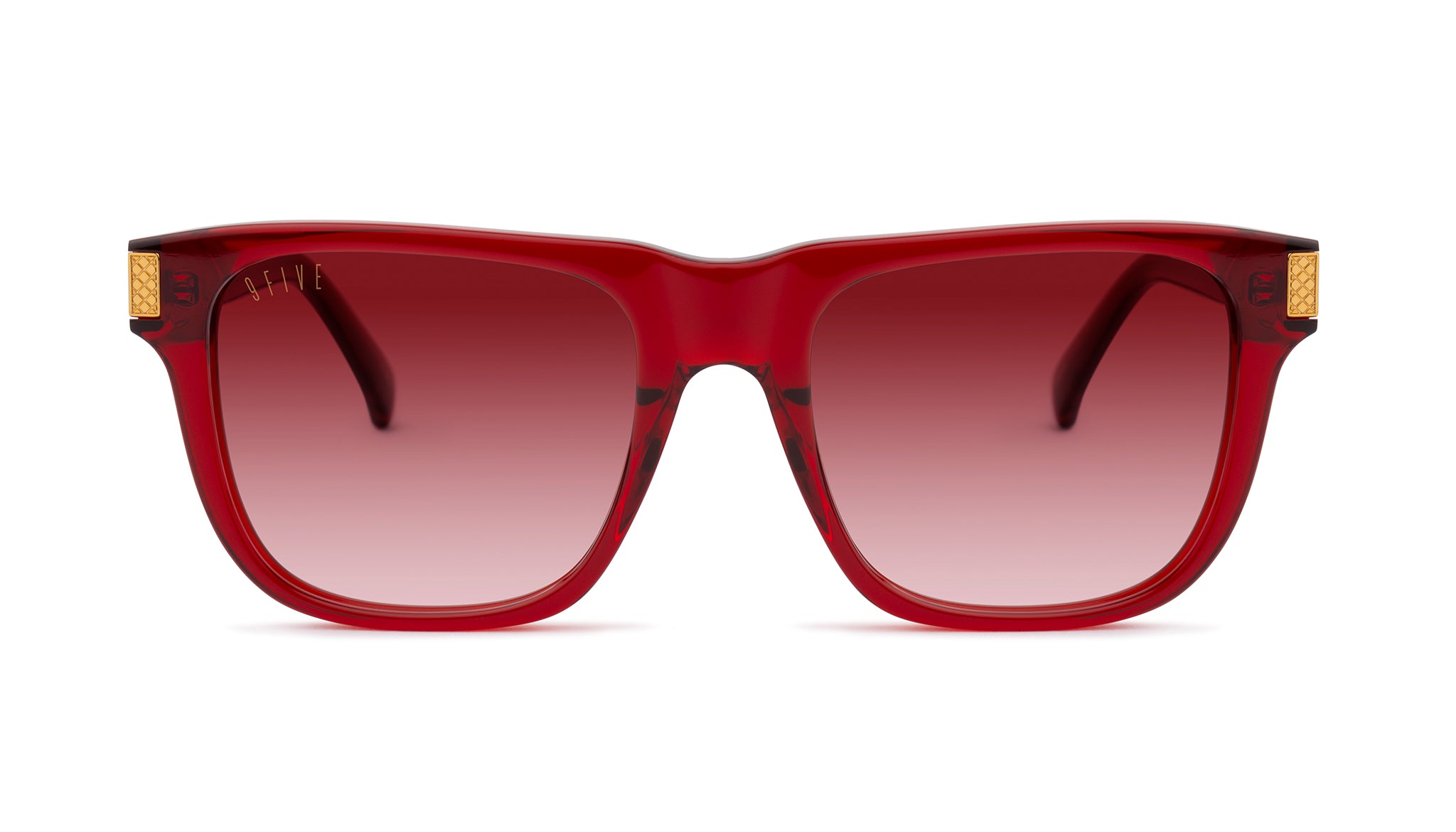 9FIVE Ocean Ruby & 24K Gold - Ruby Gradient Sunglasses