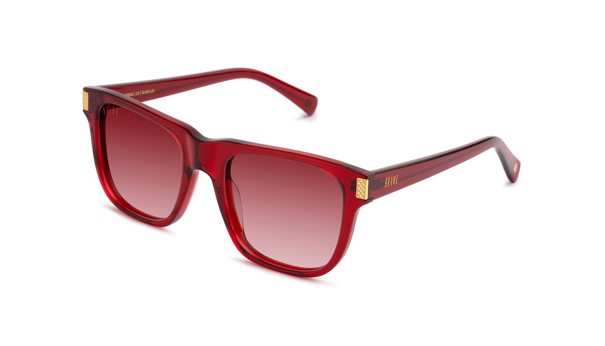 9FIVE Ocean Ruby & 24K Gold - Ruby Gradient Sunglasses