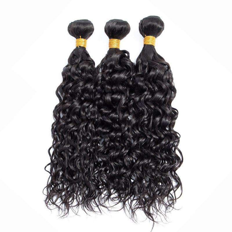 3 Bundle Water Wave Natural Black Hair