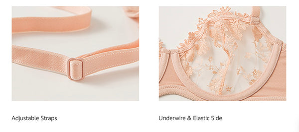 Sutiã Bralette Rosa Nude