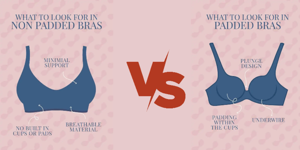 Padded vs Non-padded Bras