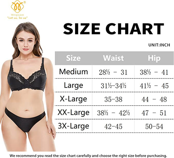 Pacote com 4 tangas femininas, tangas sem costura e invisíveis,