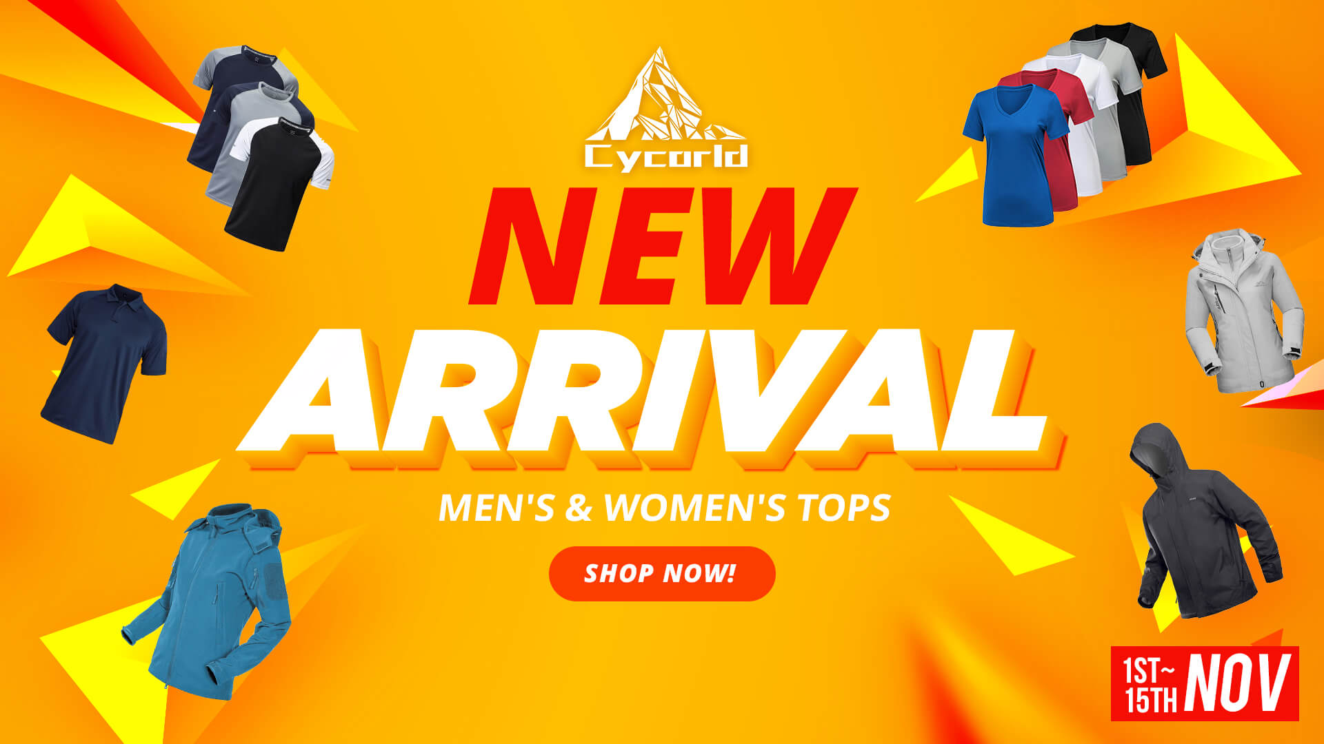 new sports tops promotion