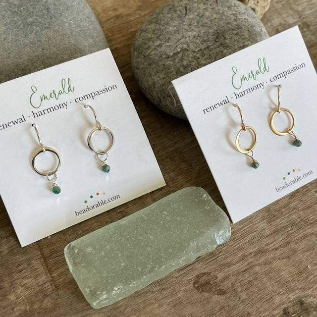  Emerald Earrings - May 