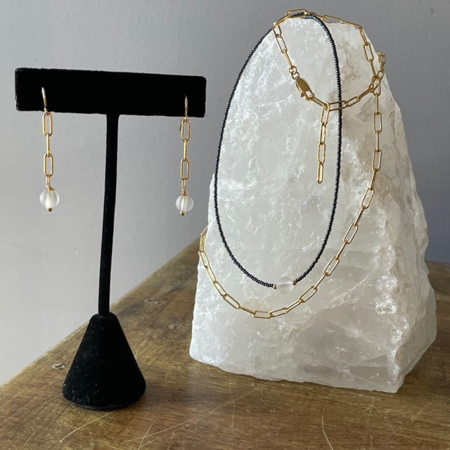  Clear Quartz - Chokers and Necklaces 