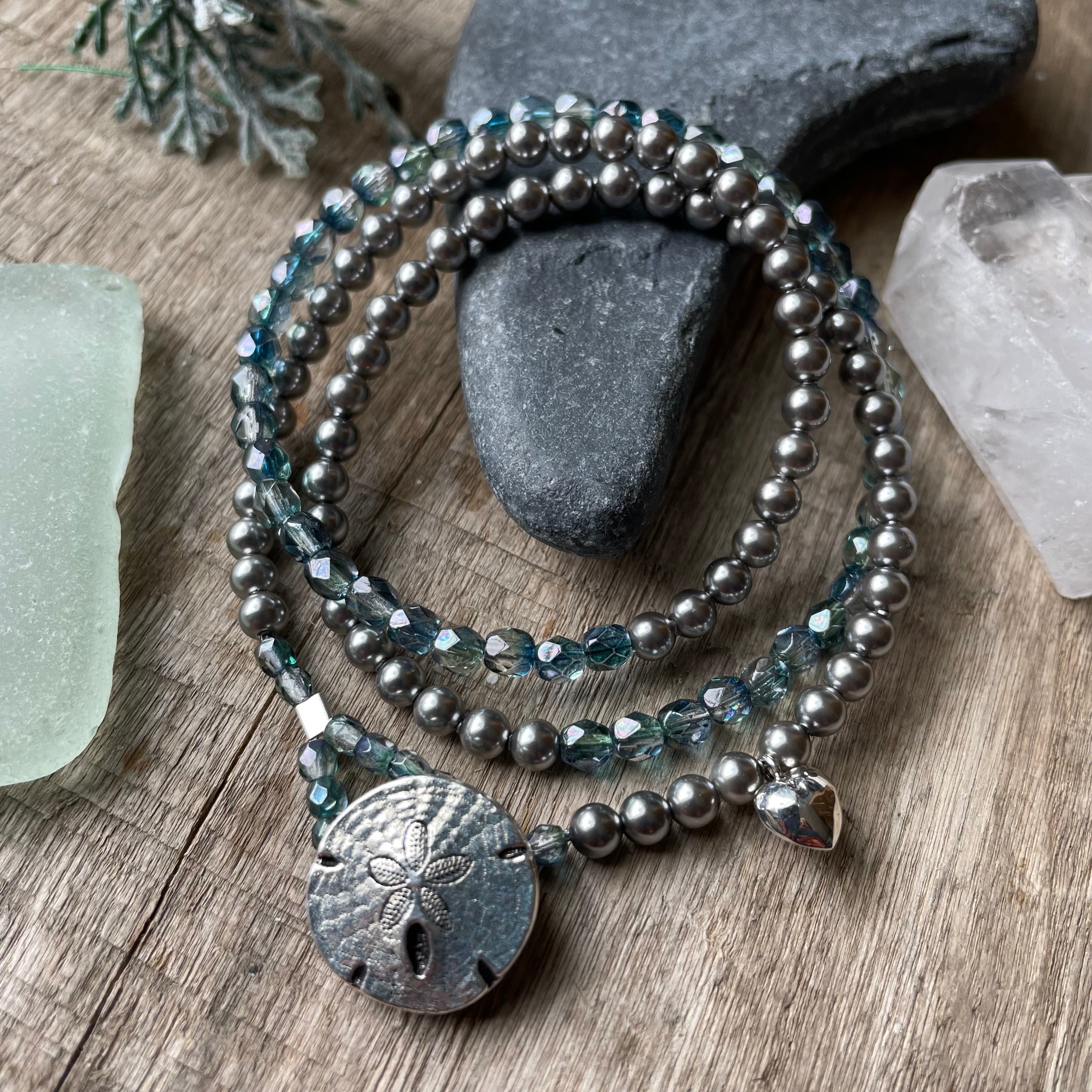  Angel Bracelet - silver and turquoise 