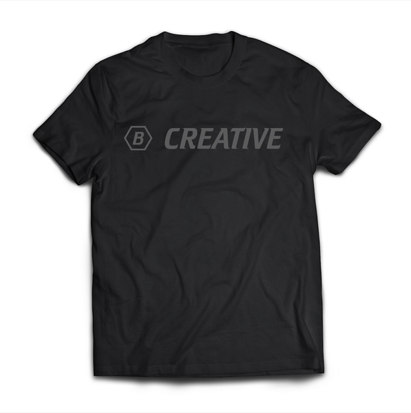  "Be Creative" T-Shirt - Black 