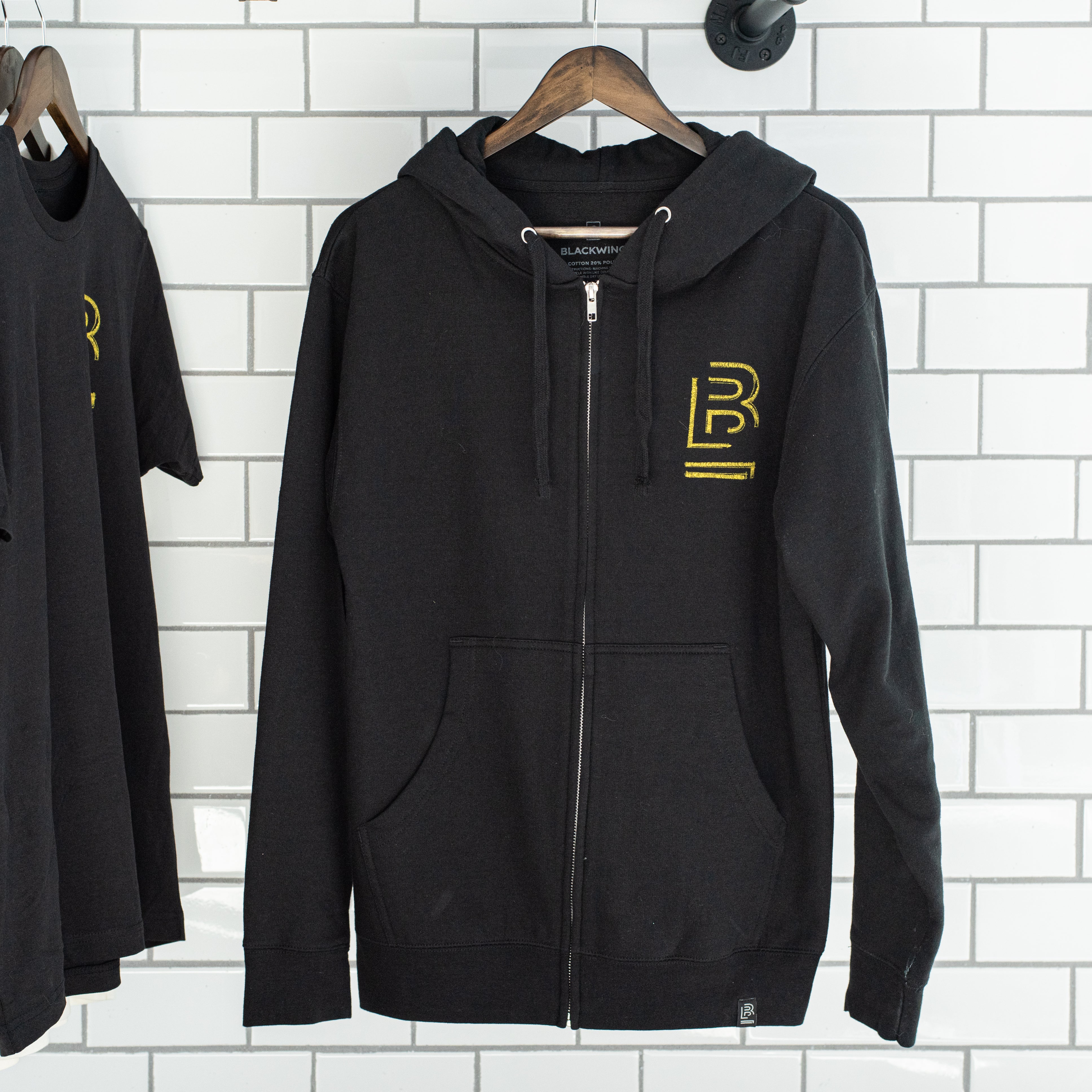  Blackwing Sketch Zip-up Hooded Sweatshirt 