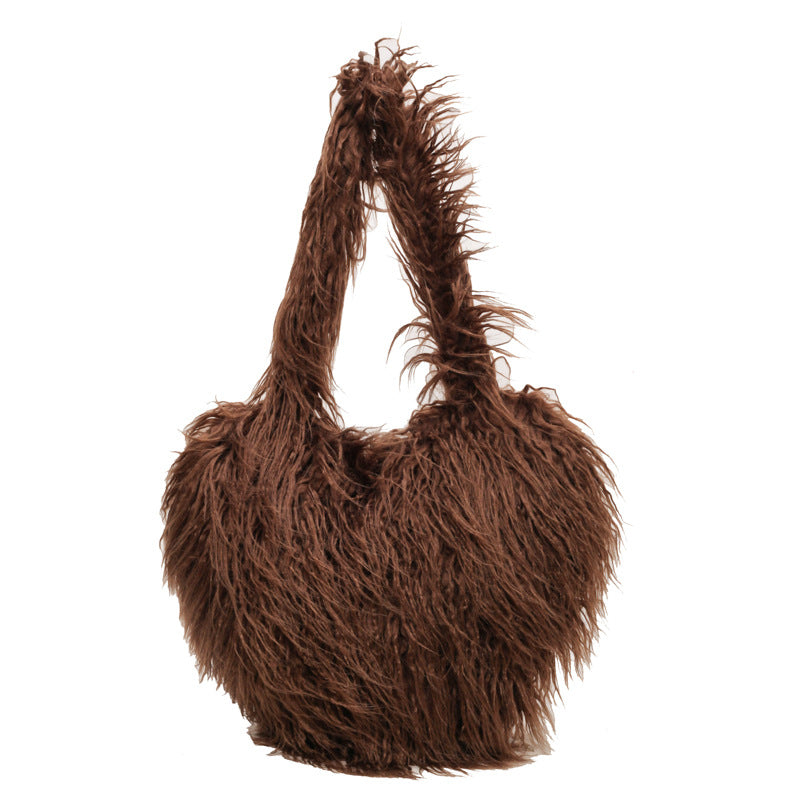 Plush Armpit Shoulder Bags