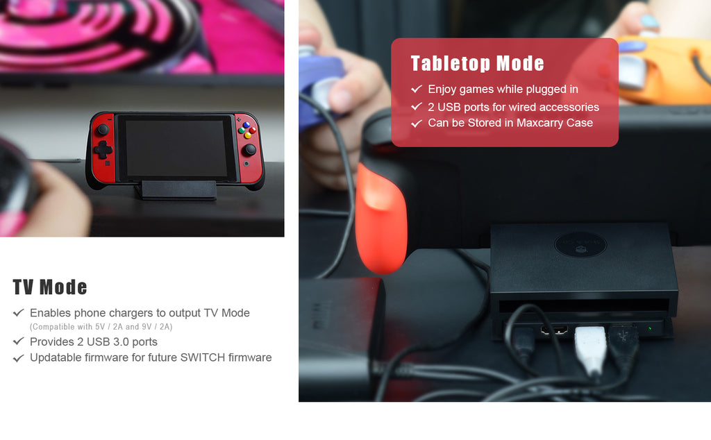 Jumpgate portable dock for Nintendo Switch