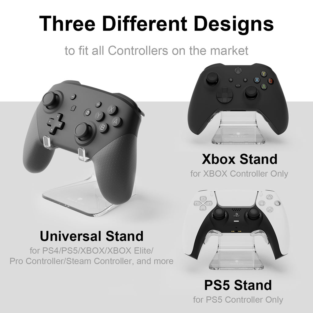 Three different designs