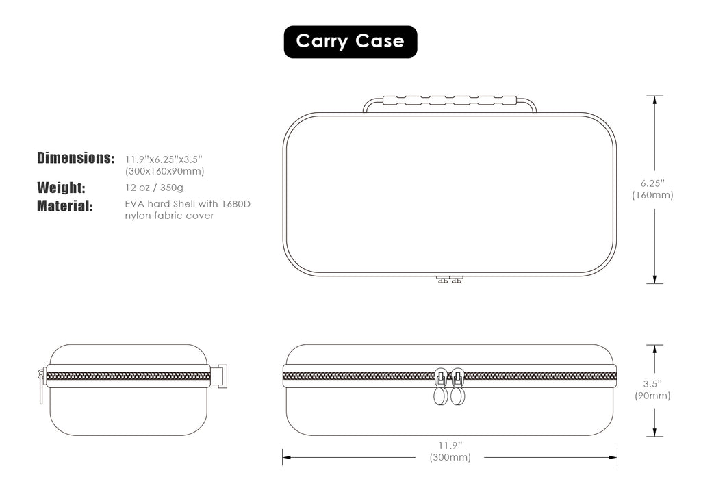 Maxcarry case for GripCase Crystal