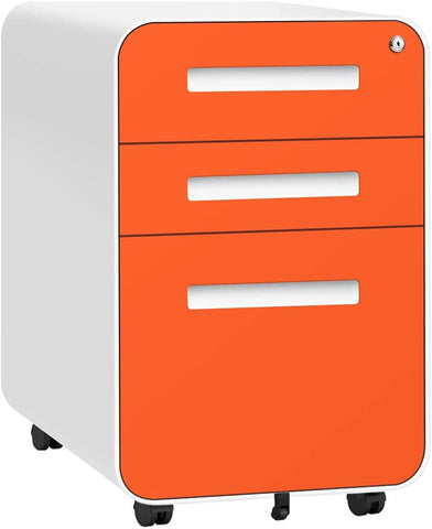 Locking 3-Drawer Filing Cabinet