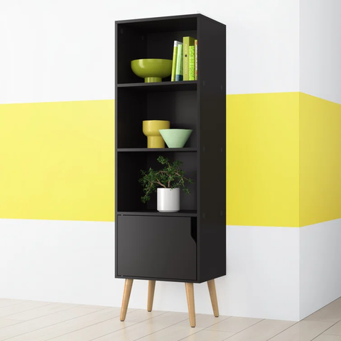 Adelmar 51'' H x 15.7'' W Wood Standard Bookcase