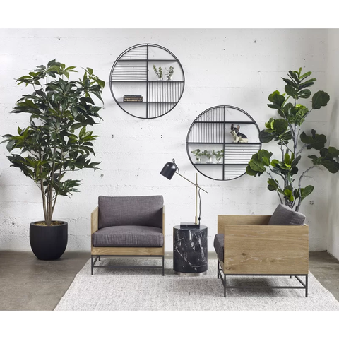 Archer Metal Black Accent Shelf