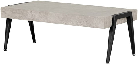 South Shore Industrial Coffee Table with Metal Legs