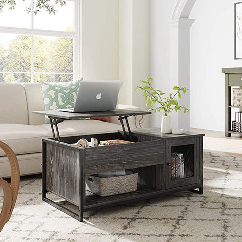 WLIVE Lift Top Farmhouse Coffee Table with Storage