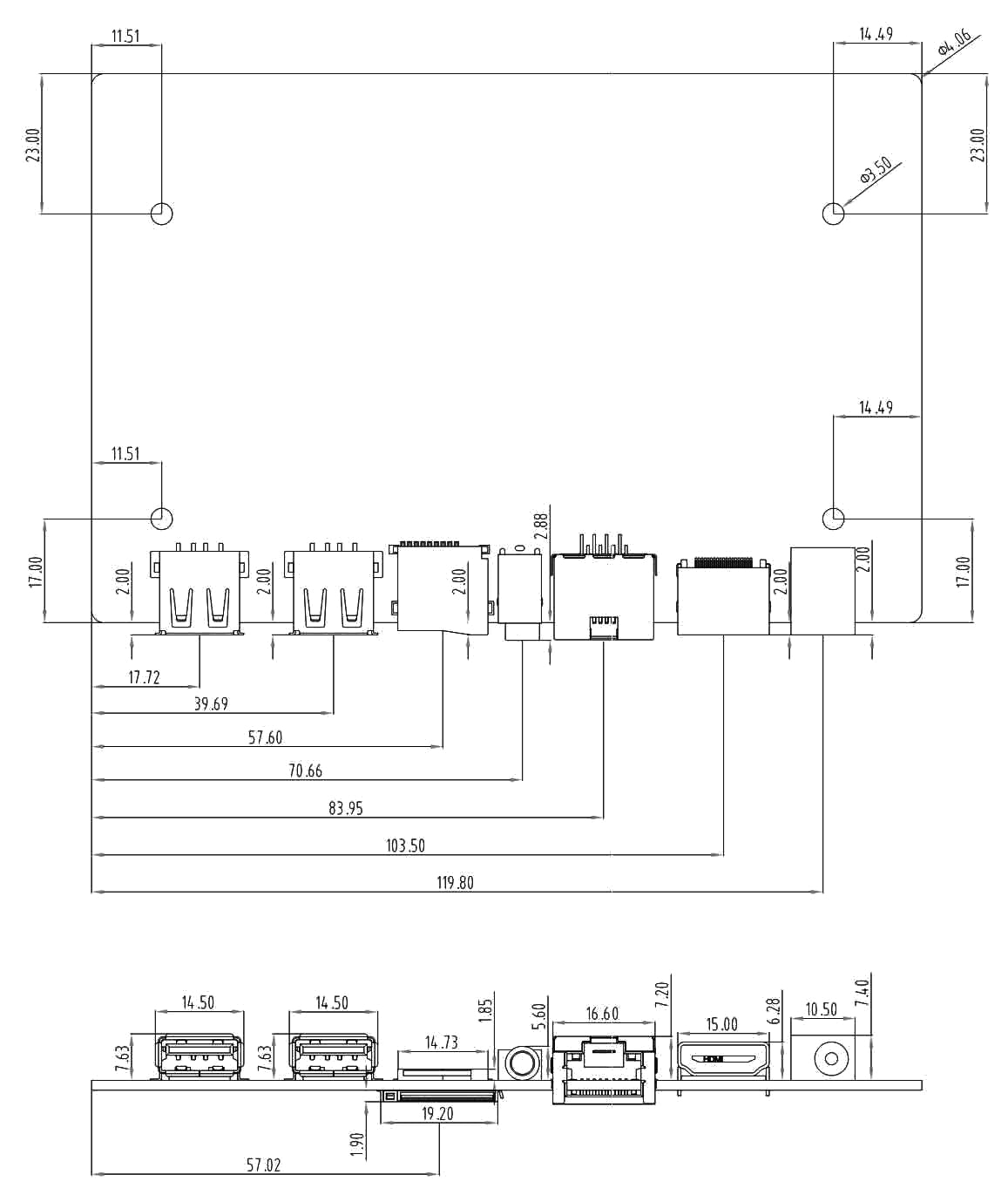 4K LCD Smart Motherboard HD-972S