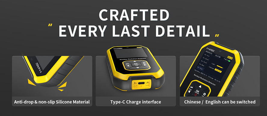 Fnirsi GC-01 Nuclear Radiation Detector Professional radioactive ionization dose alarm instrument