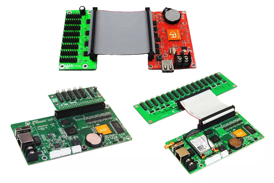 Huidu Single Color Full Color Led Screen Controller Card Accessories Hub Board Serial HUB08 HUB12 HUB75