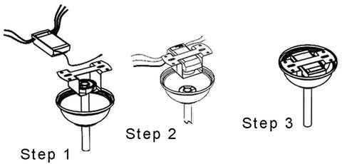 QIACHIP RF Ceiling Fan Remote Control Kit-Installation