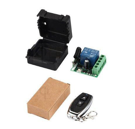 QIACHIP Universal 433MHz Wireless Remote Control Switch DC 12V 1CH Universal Wireless Remote Control Switch Receiver Module and RF 433mhz Transmitter KR1201A KT05 KT01 KT11