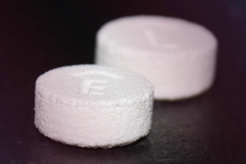 3D printed drug pill