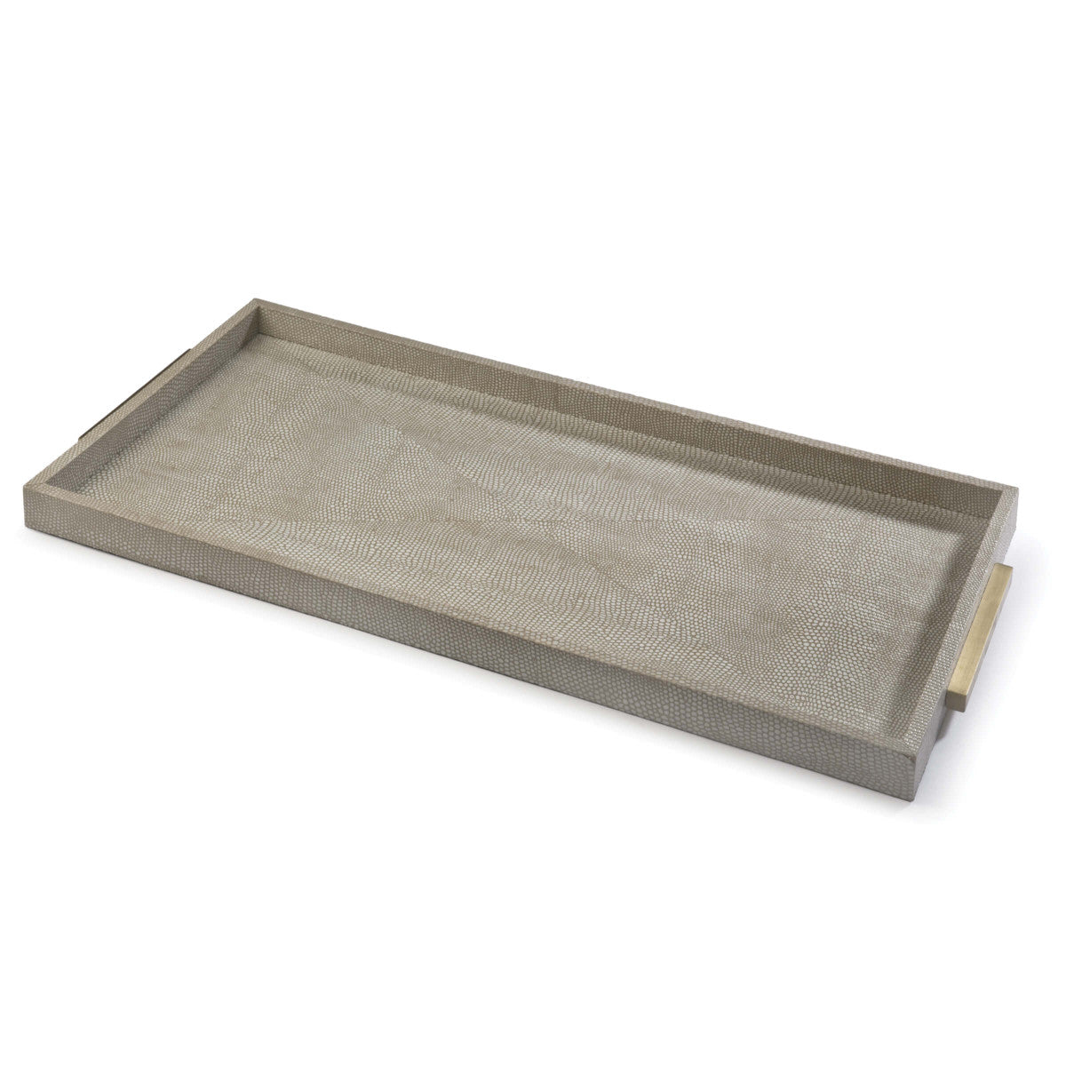 Rectangle Shagreen Boutique Tray in Various Colors