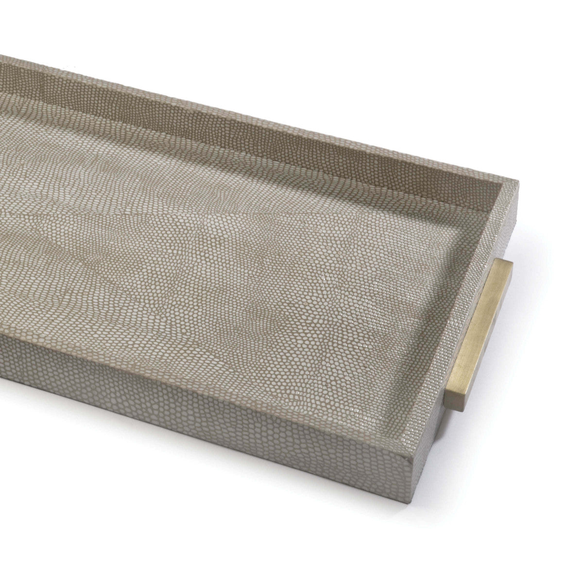 Rectangle Shagreen Boutique Tray in Various Colors