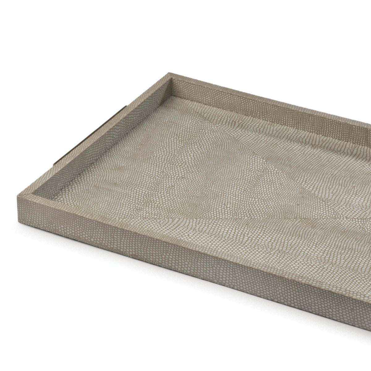 Rectangle Shagreen Boutique Tray in Various Colors