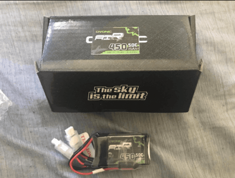 450mah 2s JST plug lipo battery