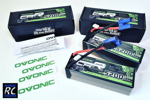 Ovonic  3S 5200mAh 11.1v EC5 lipo battery