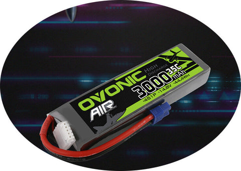 Ovonic 14.8v 3000mAh 4S 35C EC3 battery