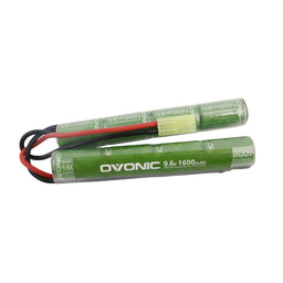 Ovonic 1600mAh 9.6V 8S1P Nunchuck NIMH battery with Mini Tamiya for airsoft