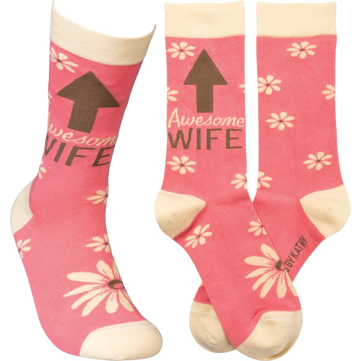 Awesome Wife Crew Socks