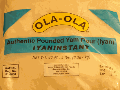 Iyan (Pounded Yam Flour) by Ola Ola