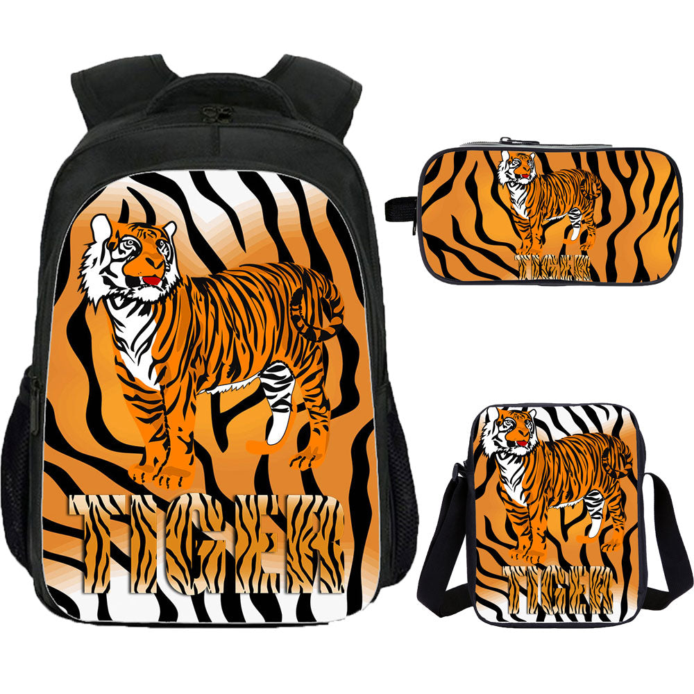Tiger Backpack for School Kids Large Tiger Bookbags Graphic Bag Trending Merch