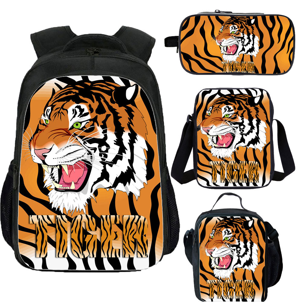 Tiger Backpack for School Kids Large Tiger Bookbags Graphic Bag Trending Merch