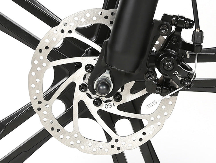 Disc brakes of samebike T7 48V 750W 20" Fat Tire Electric Bike