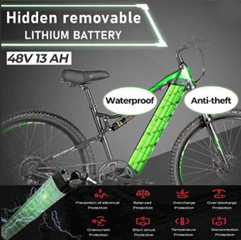 GS9 27.5‘’ 48V 500W Electric Mountain Bike05