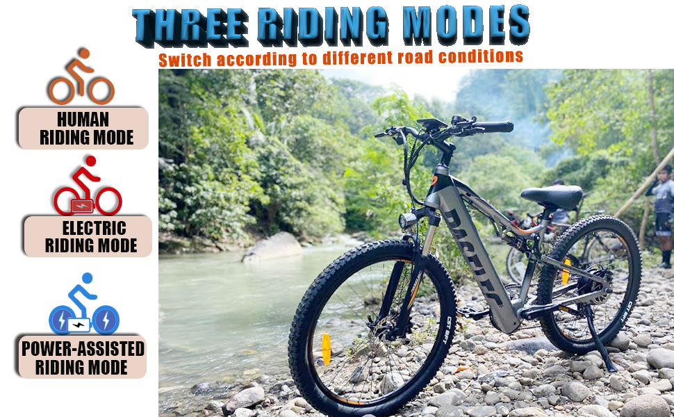 GS9 27.5‘’ 48V 500W Electric Mountain Bike07